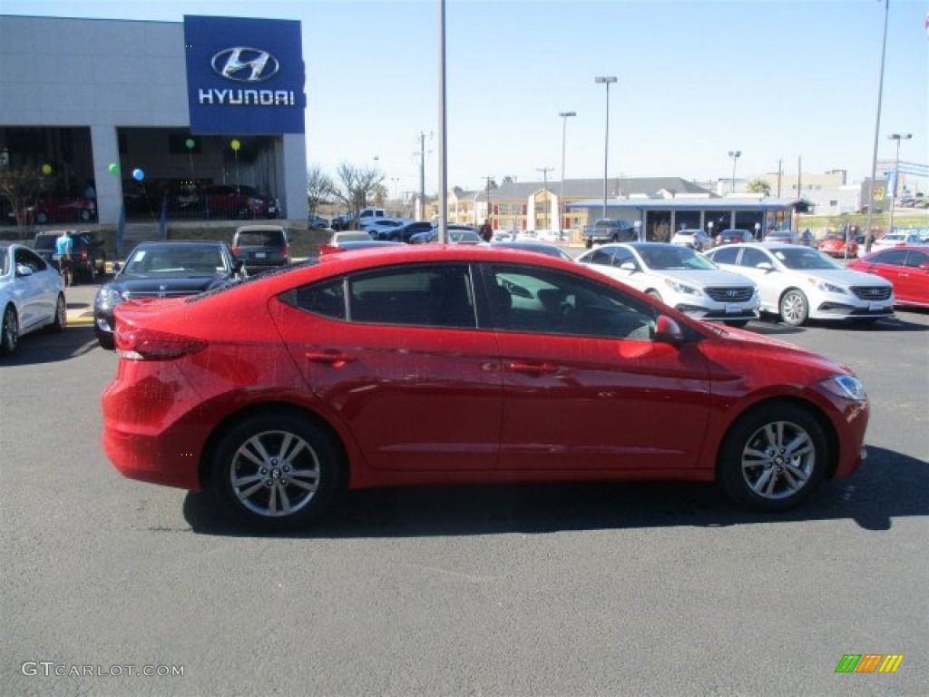 2017 Elantra SE - Red / Gray photo #9