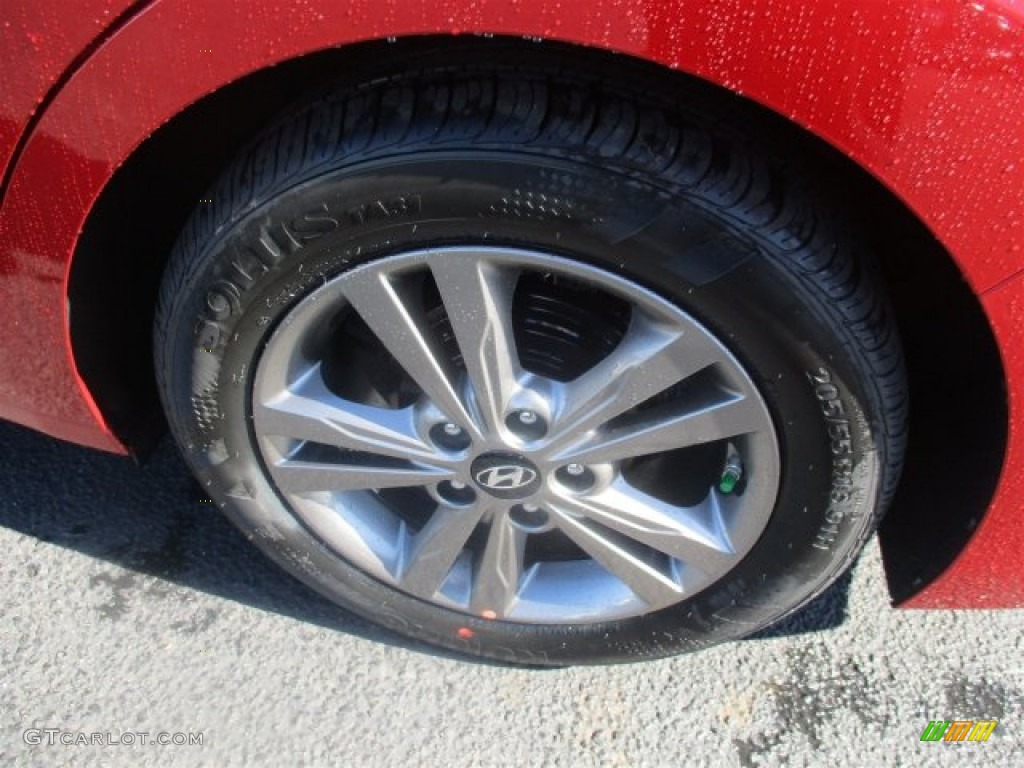 2017 Elantra SE - Red / Gray photo #14