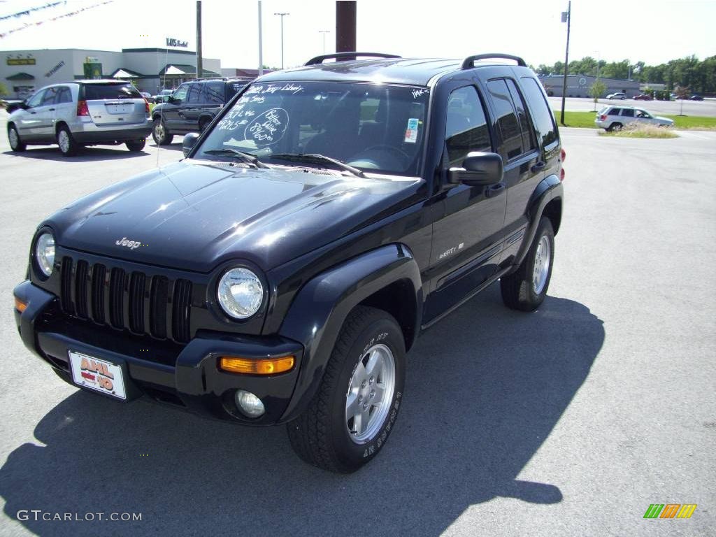 2002 Liberty Limited 4x4 - Black / Dark Slate Gray photo #1