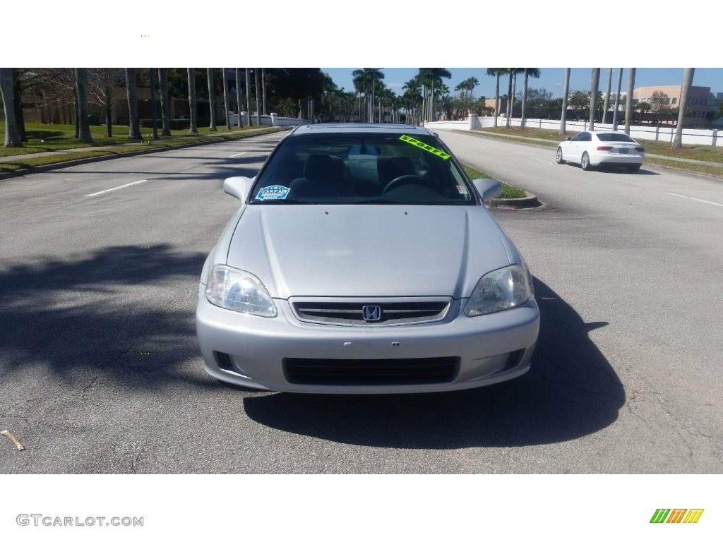 2000 Civic EX Coupe - Vogue Silver Metallic / Dark Gray photo #8