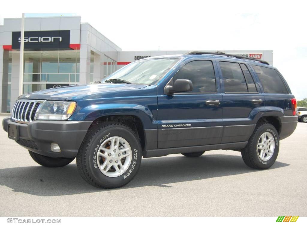 2003 Grand Cherokee Laredo - Patriot Blue Pearl / Taupe photo #1