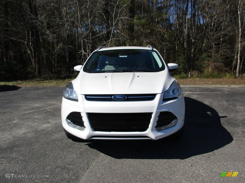 2016 Escape Titanium - White Platinum Metallic / Medium Light Stone photo #8