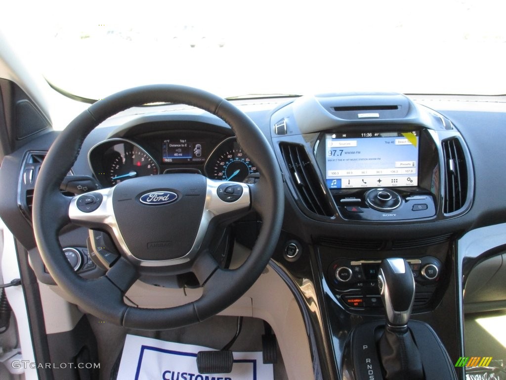 2016 Escape Titanium - White Platinum Metallic / Medium Light Stone photo #21