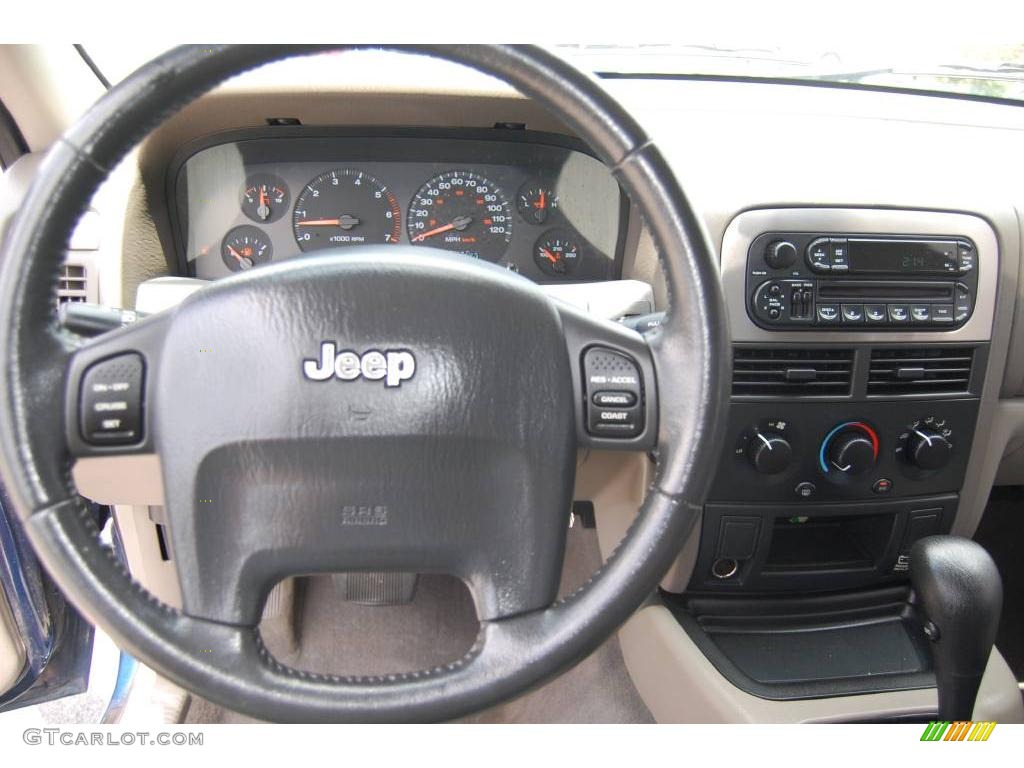 2003 Grand Cherokee Laredo - Patriot Blue Pearl / Taupe photo #9