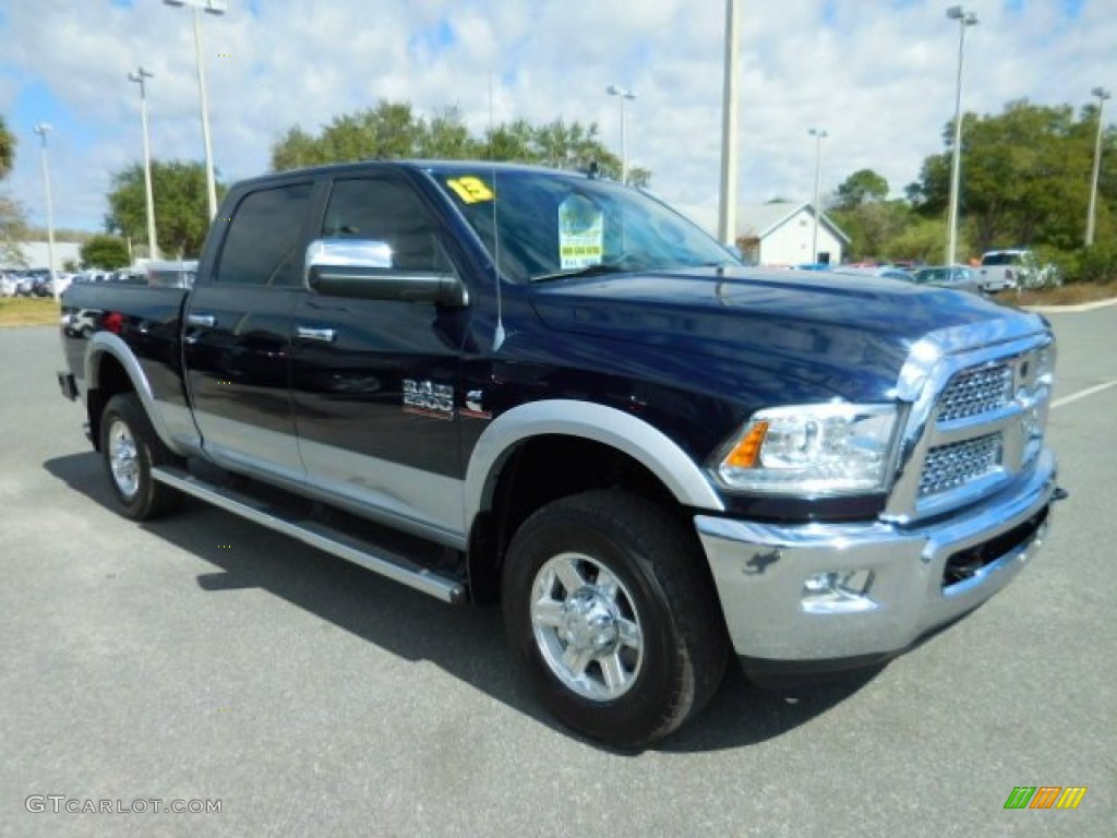 True Blue Pearl 2013 Ram 2500 Laramie Crew Cab 4x4 Exterior Photo #110790971