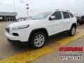 2016 Bright White Jeep Cherokee Latitude  photo #1