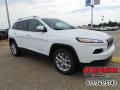 2016 Bright White Jeep Cherokee Latitude  photo #4