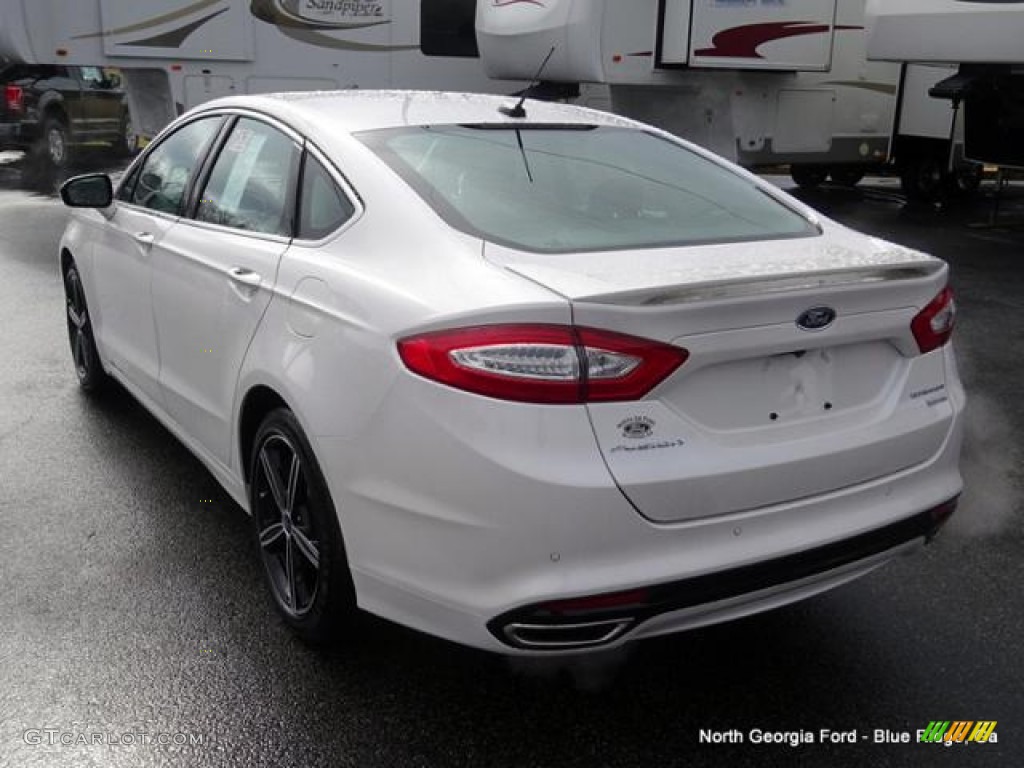 2016 Fusion Titanium - White Platinum Tri-Coat Metallic / Terracotta/Charcoal Black photo #3