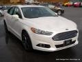 2016 White Platinum Tri-Coat Metallic Ford Fusion Titanium  photo #7