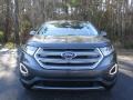 2015 Magnetic Metallic Ford Edge Titanium AWD  photo #9