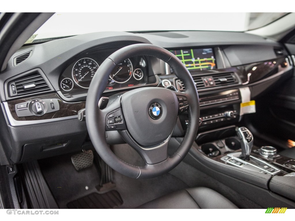 2016 5 Series 528i Sedan - Jet Black / Black photo #6
