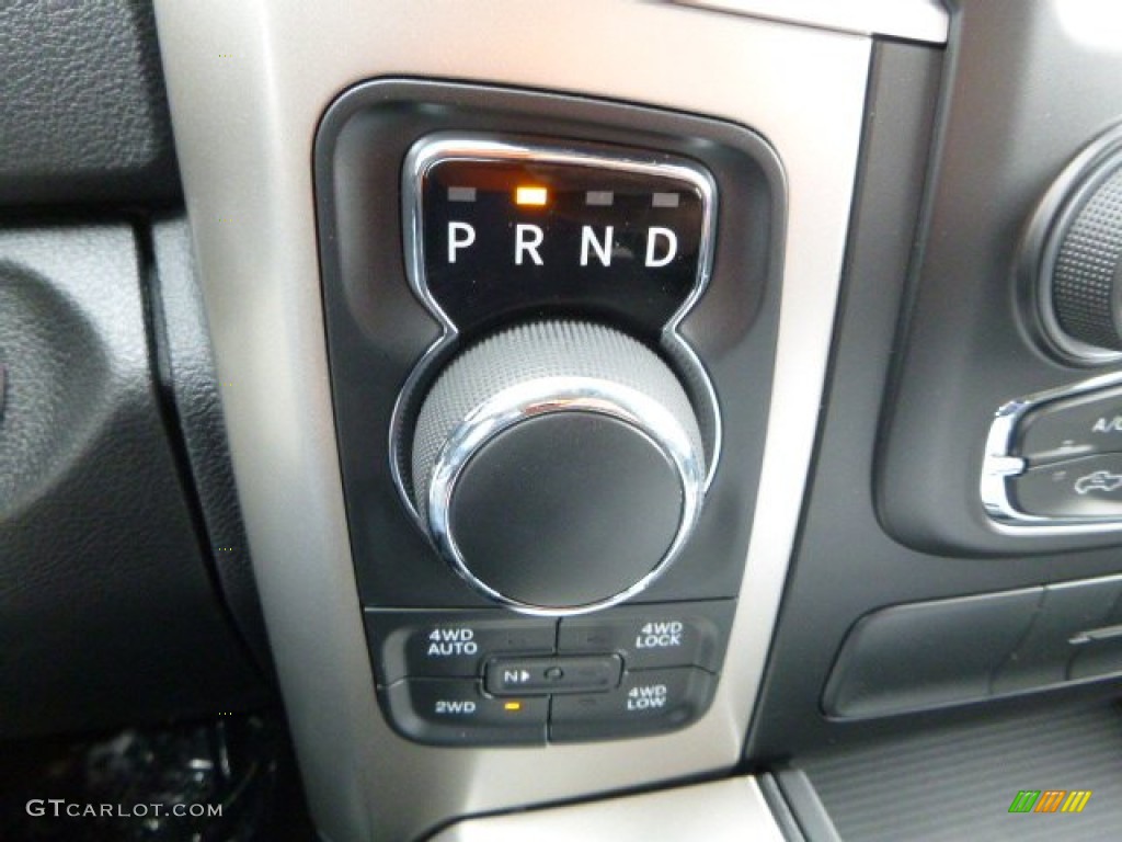 2016 1500 Big Horn Crew Cab 4x4 - Black Forest Green Pearl / Black/Diesel Gray photo #20