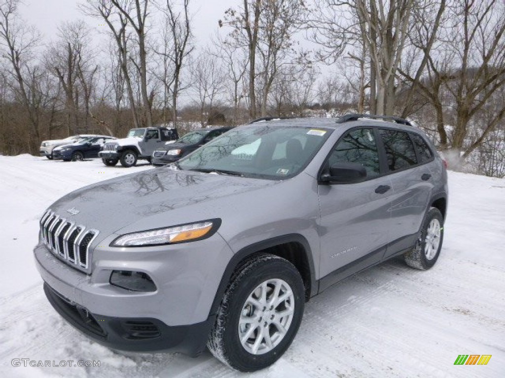 Billet Silver Metallic 2016 Jeep Cherokee Sport 4x4 Exterior Photo #110796686