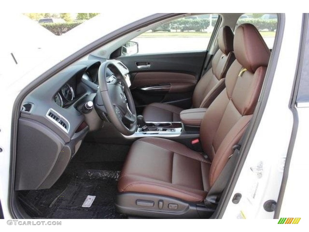 2016 TLX 2.4 - Bellanova White Pearl / Espresso photo #12