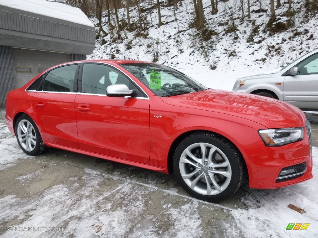 2015 S4 Prestige 3.0 TFSI quattro - Misano Red Pearl / Black/Lunar Silver photo #1
