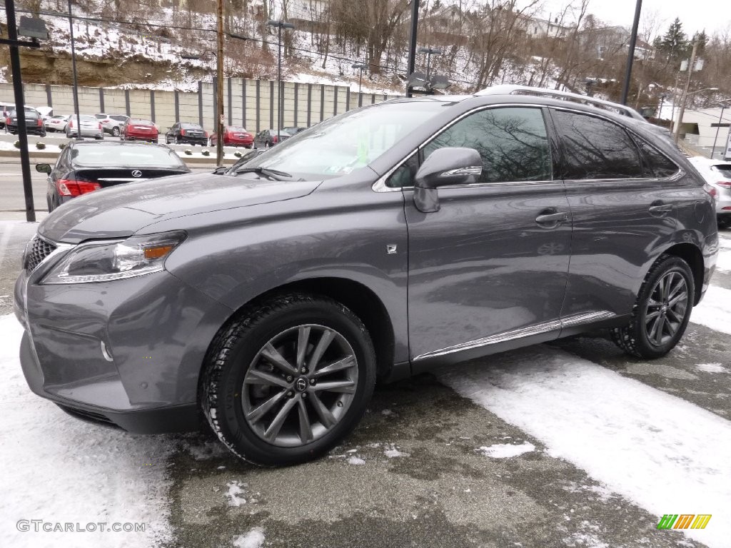 Nebula Gray Pearl 2015 Lexus RX 350 F Sport AWD Exterior Photo #110797967