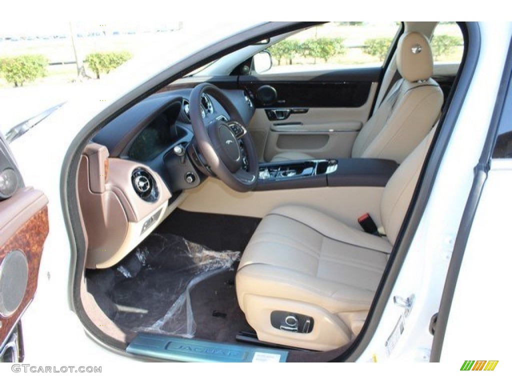 Cashew/Truffle Interior 2016 Jaguar XJ 3.0 Photo #110799490