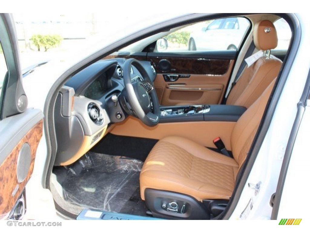 London Tan/Jet Interior 2016 Jaguar XJ L 3.0 Photo #110800218
