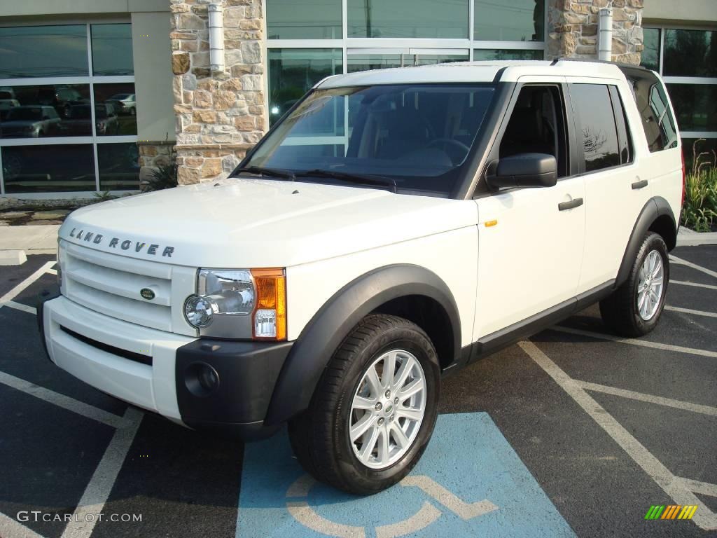 2007 LR3 V8 SE - Chawton White / Ebony Black photo #2