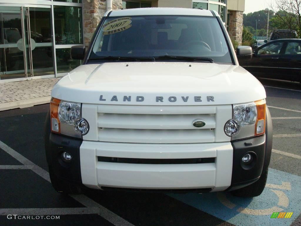 2007 LR3 V8 SE - Chawton White / Ebony Black photo #4