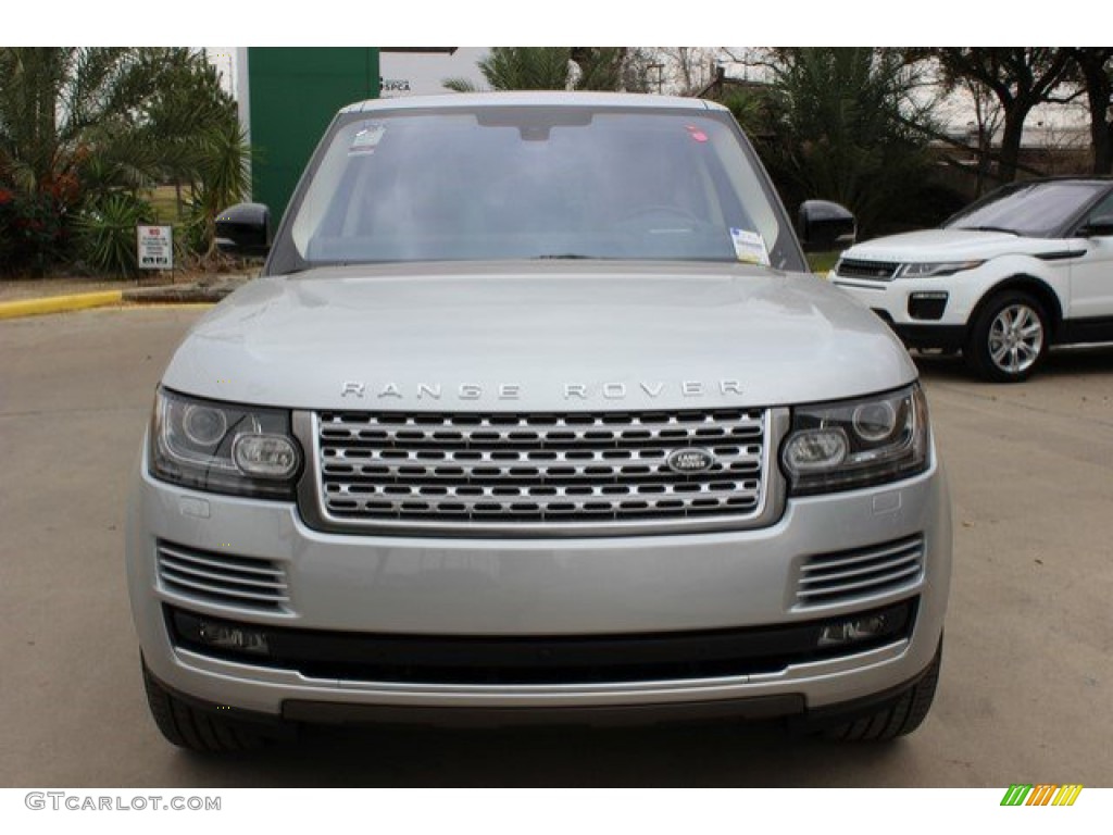 2016 Range Rover Supercharged LWB - Indus Silver Metallic / Espresso/Almond photo #6