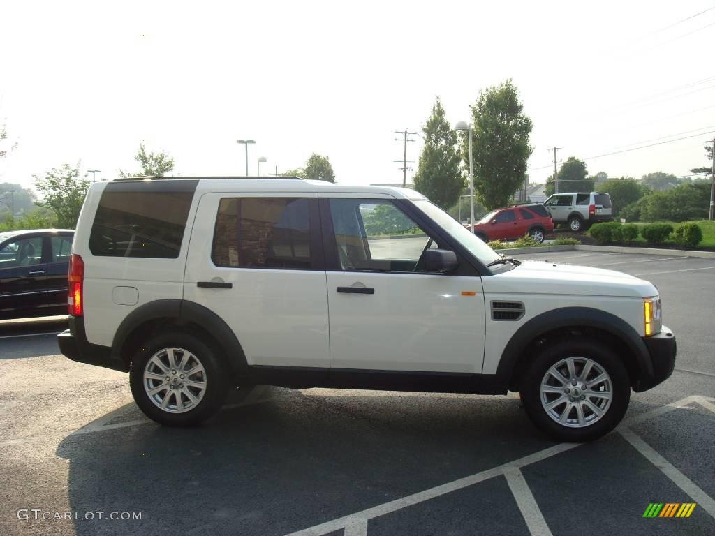 2007 LR3 V8 SE - Chawton White / Ebony Black photo #6
