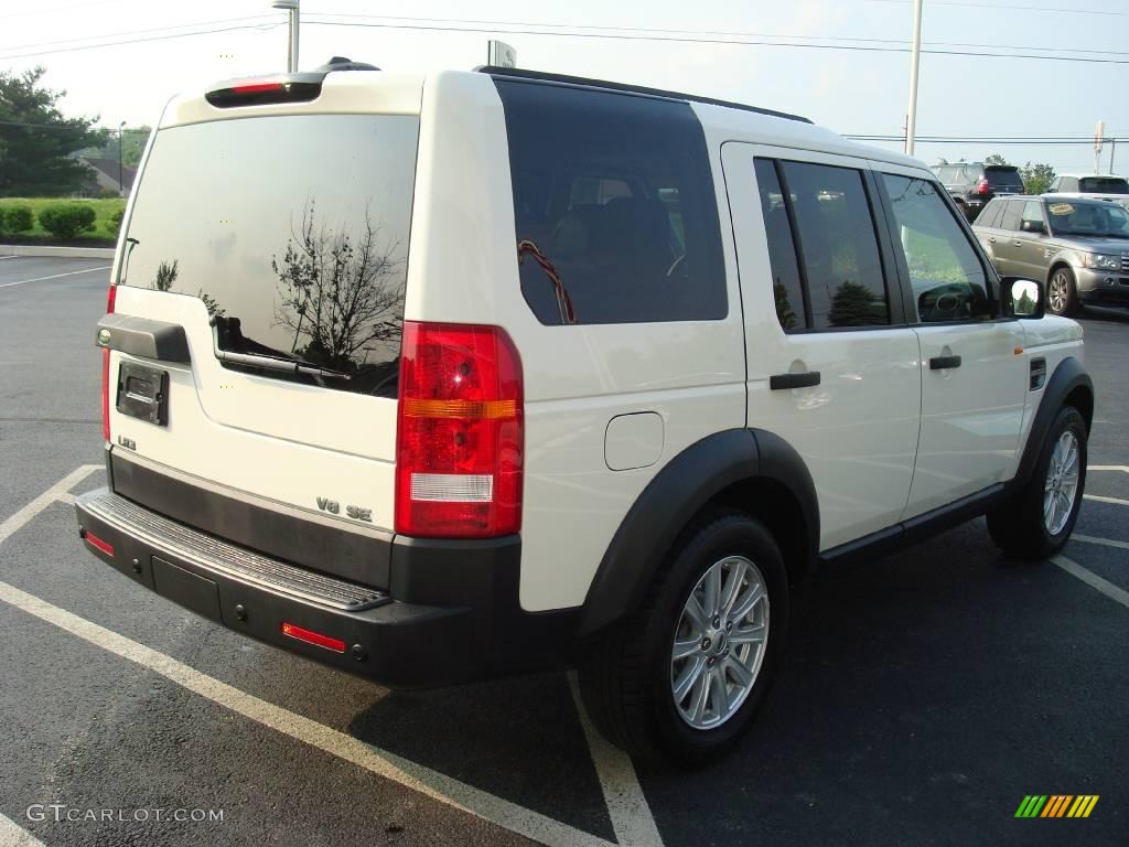 2007 LR3 V8 SE - Chawton White / Ebony Black photo #7
