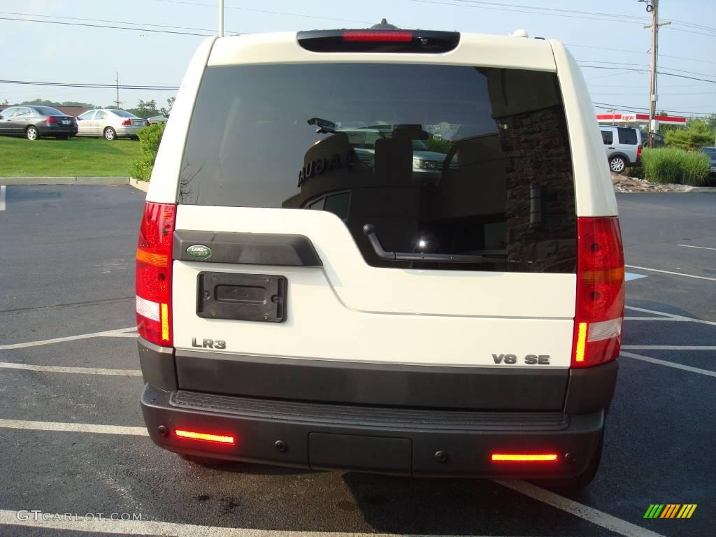 2007 LR3 V8 SE - Chawton White / Ebony Black photo #8