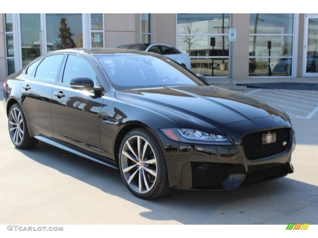 Ultimate Black 2016 Jaguar XF S Exterior Photo #110801797
