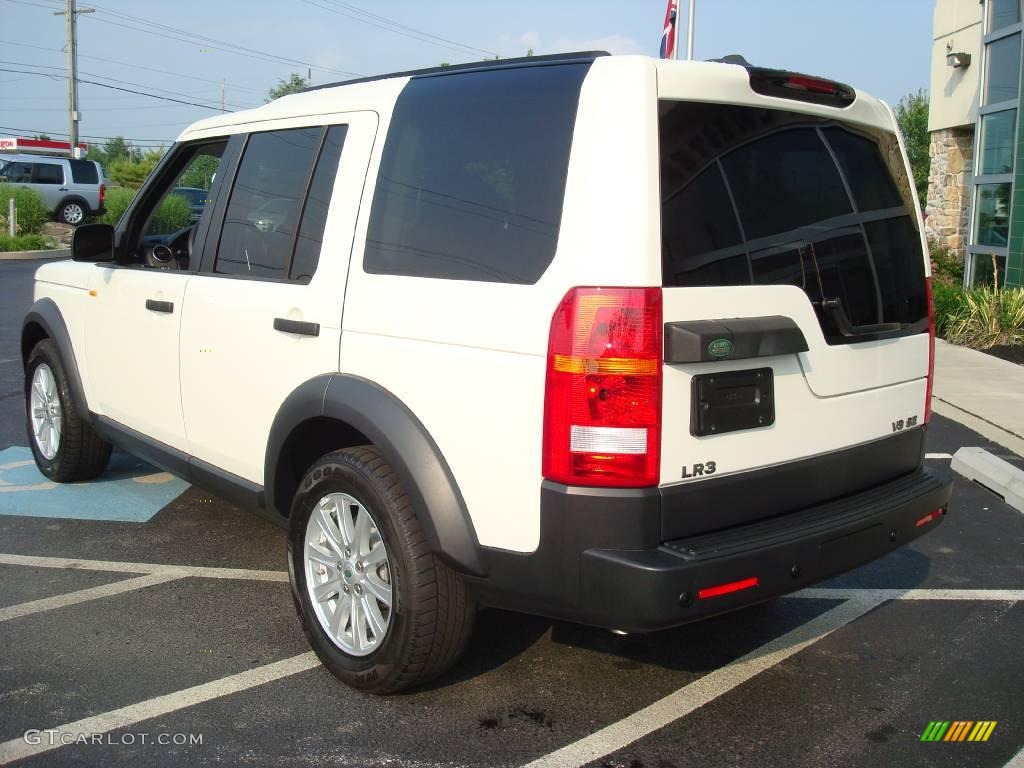 2007 LR3 V8 SE - Chawton White / Ebony Black photo #9