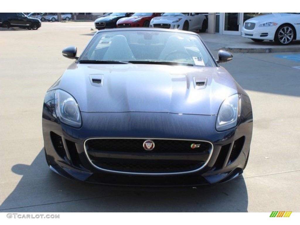 2016 F-TYPE S AWD Convertible - Dark Sapphire Metallic / Cirrus photo #6