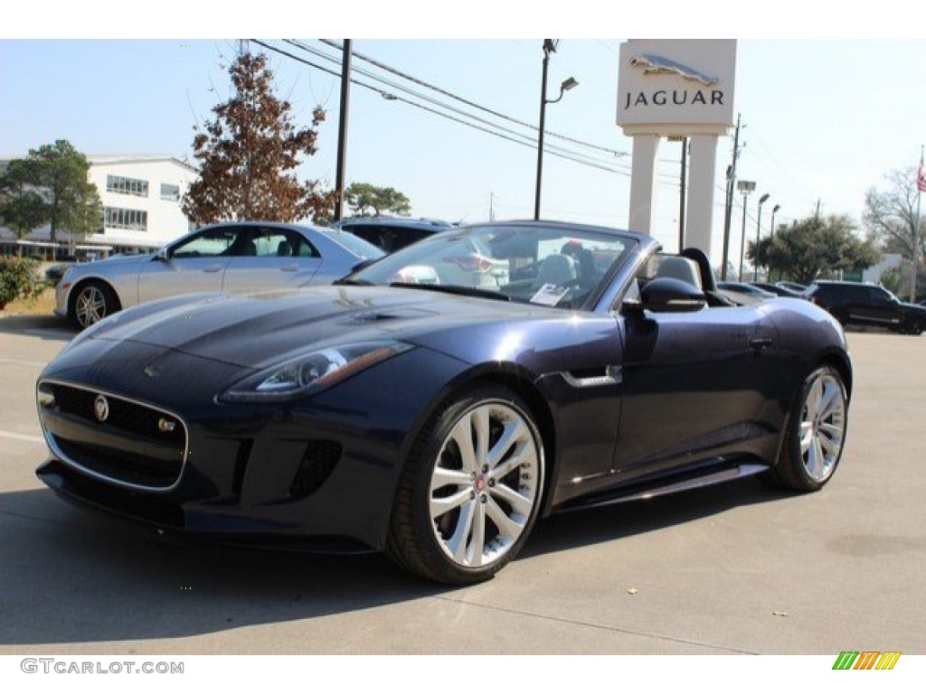 2016 F-TYPE S AWD Convertible - Dark Sapphire Metallic / Cirrus photo #7