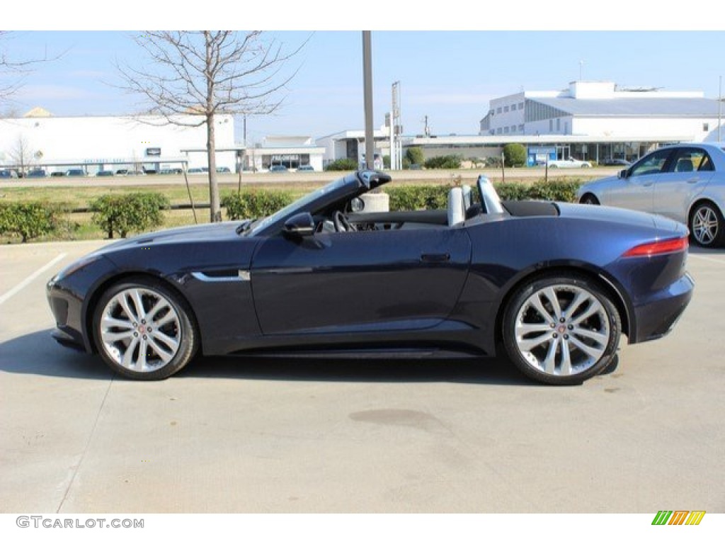 2016 F-TYPE S AWD Convertible - Dark Sapphire Metallic / Cirrus photo #8