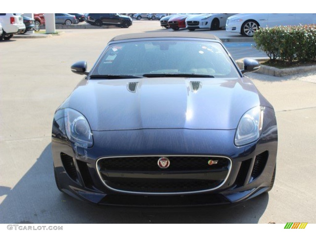 2016 F-TYPE S Convertible - Dark Sapphire Metallic / Cirrus photo #6