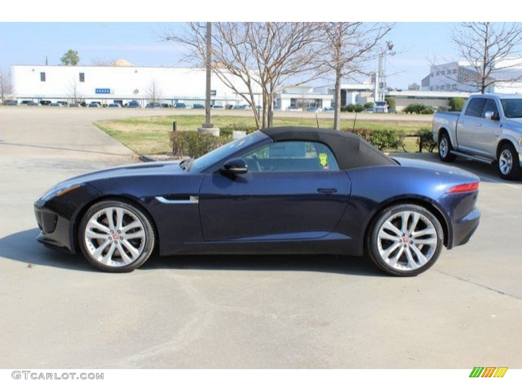 Dark Sapphire Metallic 2016 Jaguar F-TYPE S Convertible Exterior Photo #110802340