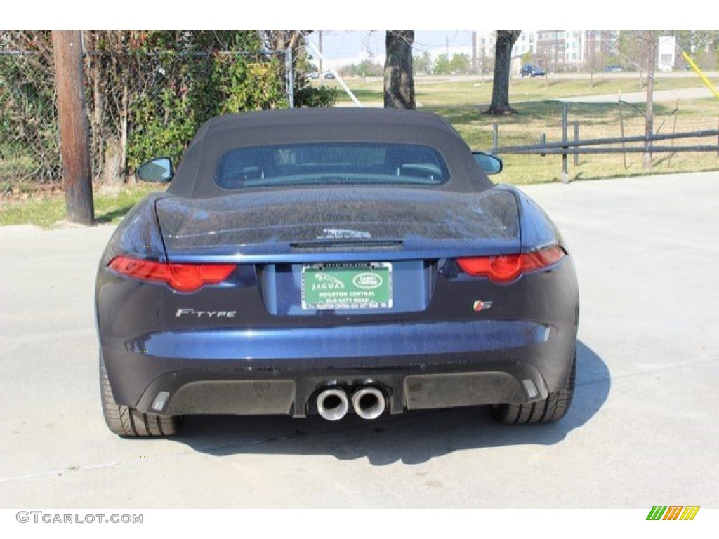2016 F-TYPE S Convertible - Dark Sapphire Metallic / Cirrus photo #10