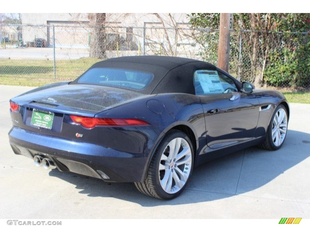2016 F-TYPE S Convertible - Dark Sapphire Metallic / Cirrus photo #11