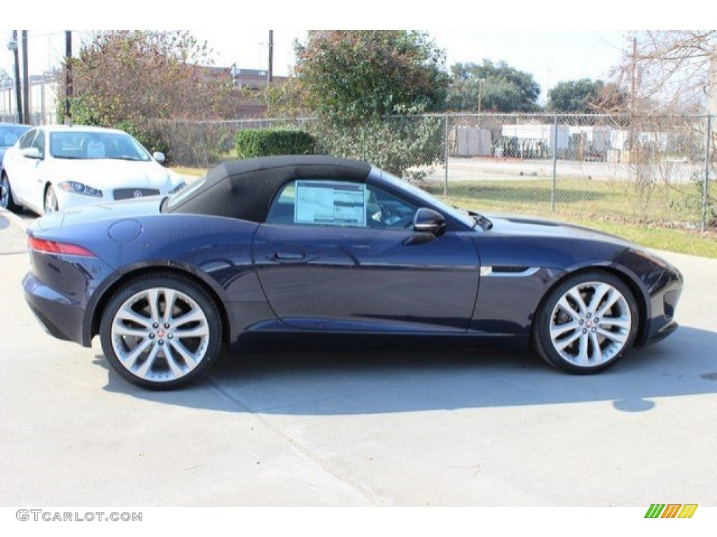 2016 F-TYPE S Convertible - Dark Sapphire Metallic / Cirrus photo #12