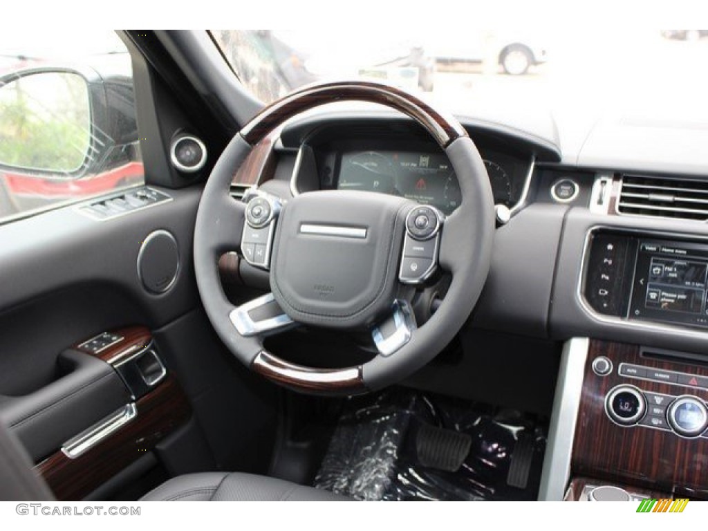 2016 Range Rover HSE - Santorini Black Metallic / Ebony/Ebony photo #16