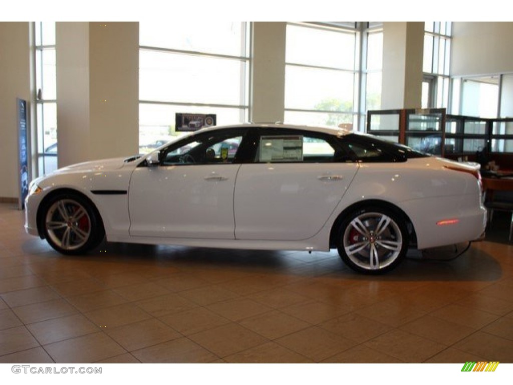 2016 XJ XJR LWB - Polaris White / Jet/Ivory photo #6