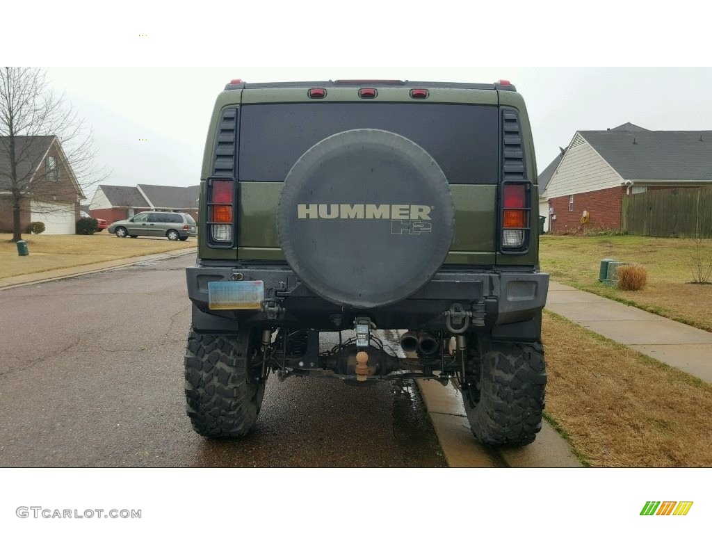 2003 H2 SUV - Sage Green Metallic / Wheat photo #12