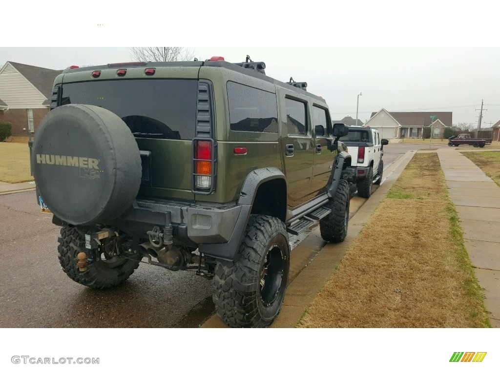 2003 H2 SUV - Sage Green Metallic / Wheat photo #13