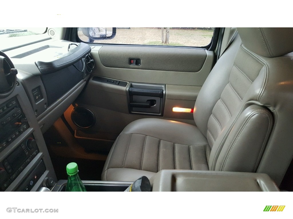 2003 H2 SUV - Sage Green Metallic / Wheat photo #16