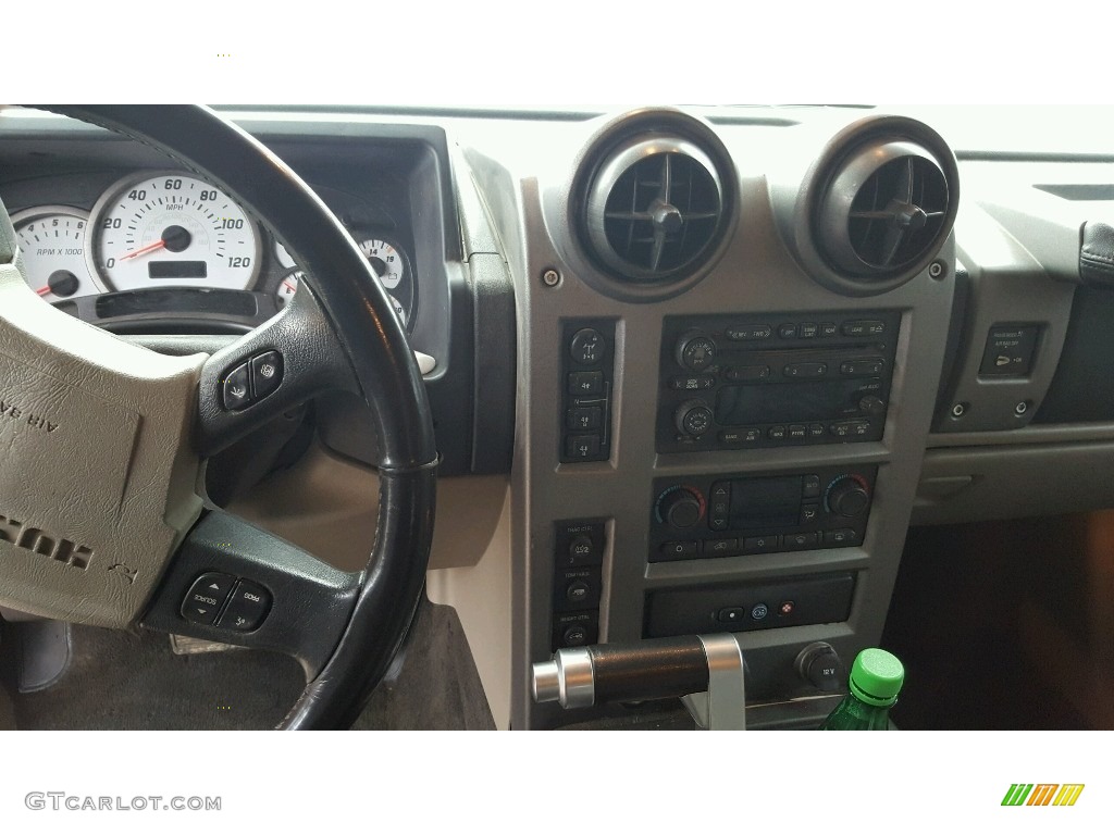 2003 H2 SUV - Sage Green Metallic / Wheat photo #17