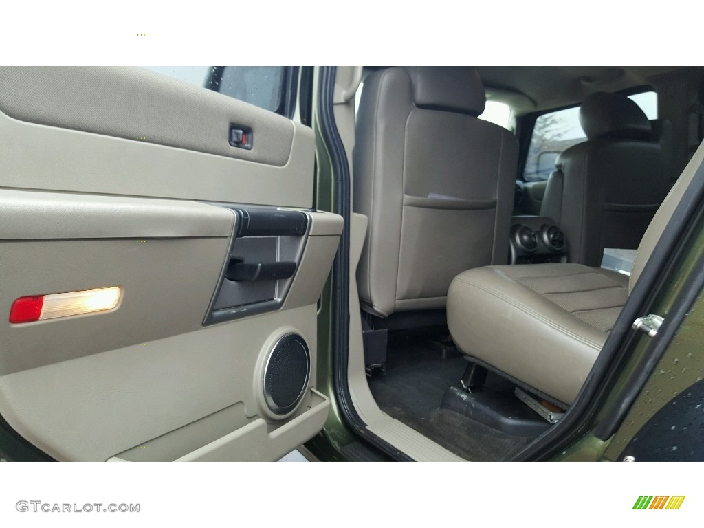 2003 H2 SUV - Sage Green Metallic / Wheat photo #19
