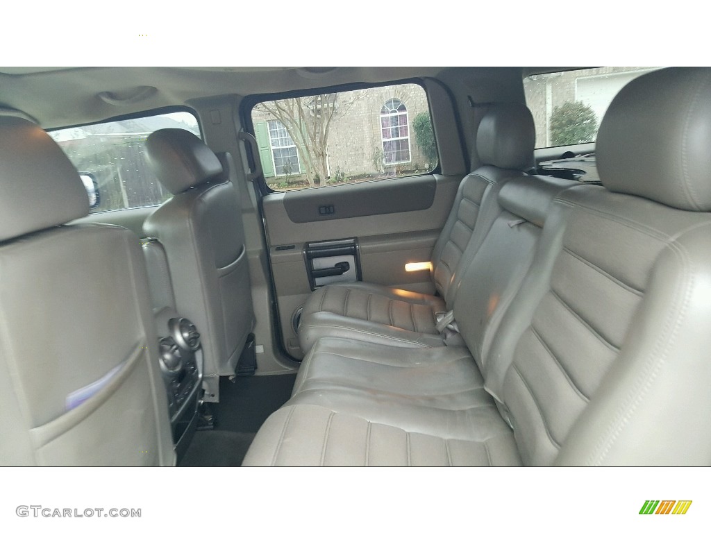 2003 H2 SUV - Sage Green Metallic / Wheat photo #21