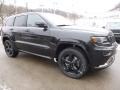 Brilliant Black Crystal Pearl 2016 Jeep Grand Cherokee Overland 4x4 Exterior