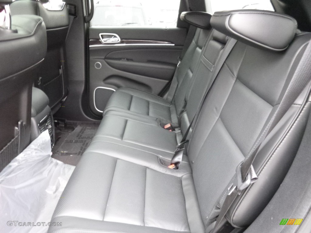 2016 Jeep Grand Cherokee Overland 4x4 Rear Seat Photo #110805495