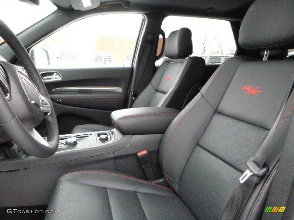 Black Interior 2016 Dodge Durango R/T AWD Photo #110806158
