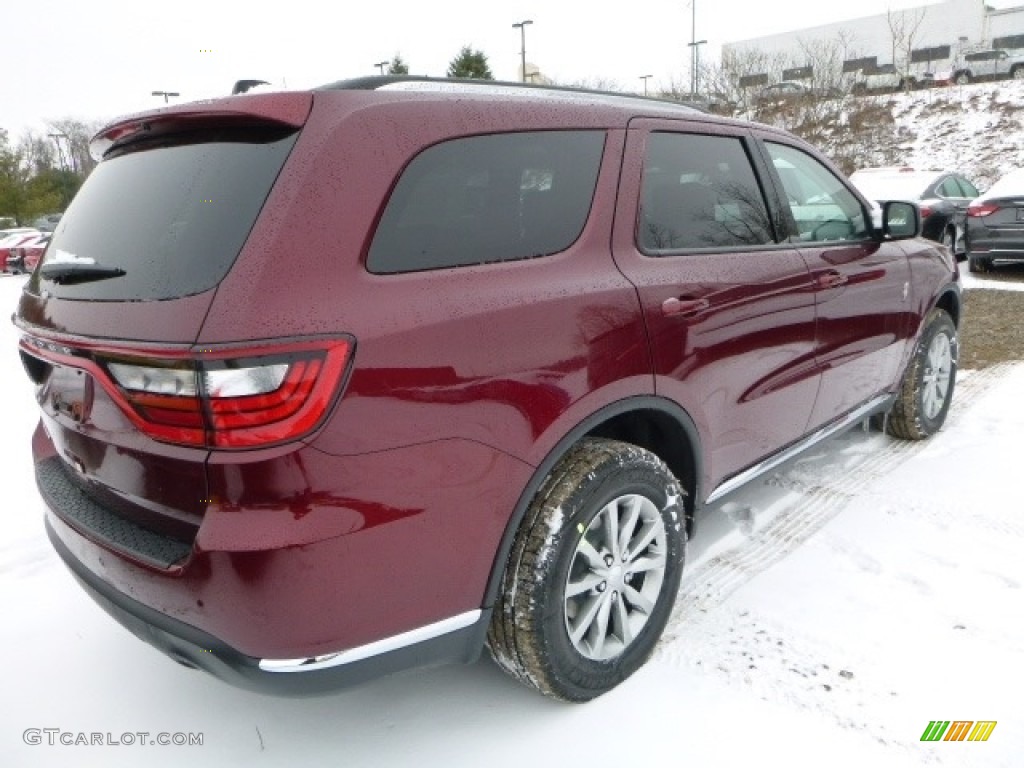 2016 Durango SXT AWD - Velvet Red Pearl / Black photo #7